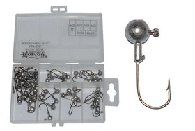 Resim Captain 6435 Compact Eco Kutulu Jig Head Seti - Standart / 7GR-30ADET 