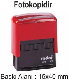 Resim Sırdaş Otomatik Fotokopidir Yazılı Kaşe 