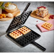 Resim Molino Amboss Alüminyüm Ocak Üstü 22 Cm Waffle Makinesi 7968 