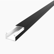 Resim Mutlusan 40x40 Kablo Kanalı(SİYAH) Sidem - 2 Metre 