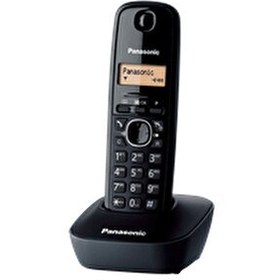 Resim Panasonic KX-TG1611 Siyah Dect Telefon 