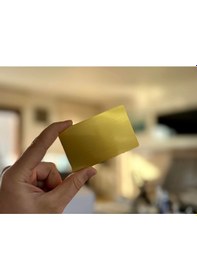 Resim Gold Metal Nfc Kartvizit Ntag215 Temassız Nfc Kart 86 56 Mm, 540 B 
