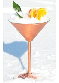 Resim Turna Bakır Martini Kadeh Düz 250 ML Skoç Turna0459-4 