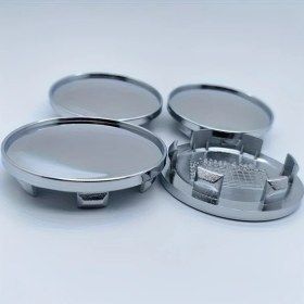 Resim Hightower Subaru Tekerlek Kapakları 4 Adet - Gümüş Metalik Kaplama, Dayanıklı Snap-on Tasarım 