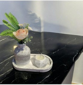 Resim Ev Dekorasyonu Kalp Desenli Mumluk Ve Çiçek Vazosu Ürünü 1038 