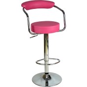 Resim Boombar Monica Bar Sandalyesi - Pembe Deri - 9510Q0120 