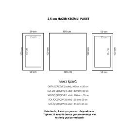 Resim Diecor Boyanabilir Dekoratif Hazır Kesimli Duvar Çıtası 