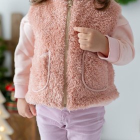 Resim Mama Yoyo Welsoft Yelek Pudra - Açık Pembe / 4-5 Yaş 