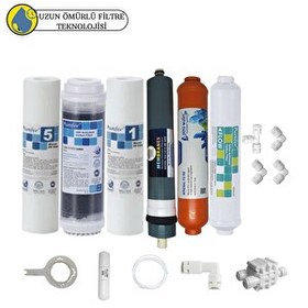 Resim Pemax Water Solutions Purefer Açık Kasa Çif Sedimentli Sertifikalı 6'lı Platinium Mebran Mineralli 