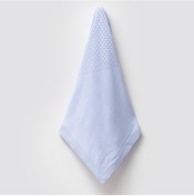 Resim Kalp Desenli Triko Battaniye - 80x90 Mavi 