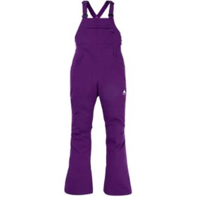 Resim Burton Avalon Stretch Bib Pants Kadın Mor Snowboard Pantolonu 