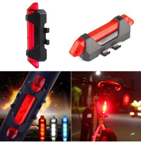 Resim Sarfex Fonksyonlu Bisiklet Arka Stop Uyarı Ikaz Işığı Şarjlı 4 Modlulambası 