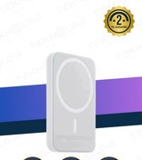 Resim SPRANGE Magsafe 5000 Mah Powerbank Taşınabilir Kablosuz Şarj Cihazı Iphone Uyumlu Wireless Şarj 