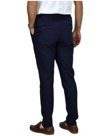 Resim Erkek Jogger Silim Fit Kumaş Pantolon P1023 Bgl-st04504 Lacivert 
