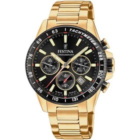 Resim Festına F20634/5 Tımeless Chronograph Erkek Kol Saati Siyah 
