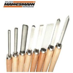 Resim Mannesmann 691-8 Ahşap Torna Bıçak Seti 8 Parça 