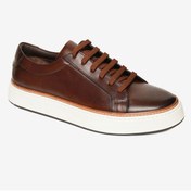 Resim Greyder Erkek Kahverengi Hakiki Deri Sneaker Ayakkabı 4K1SA64623 