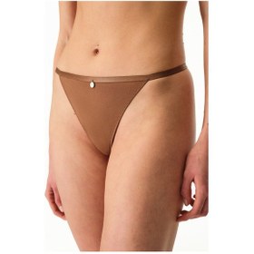 Resim Penti Kahverengi Micro Highleg Brazilian Külot Bbw 