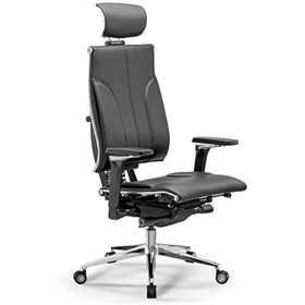 Resim Metta Yoga 4DF Ergonomik Deri Ofis Koltuğu / Yönetici Sandalyesi - A5.F.5.13A Siyah 