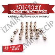 Resim 20 Adet Cctv Kamera Güvenlik Jaki Bnc Konnektör 