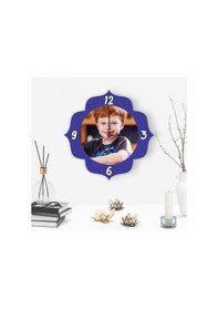 Resim Kişiye Özel Dekoratif Çocuk Duvar Saati - E-87 Çok Renkli 
