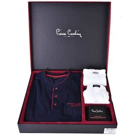 Resim Cacharel Pierre Cardin Pijama Çamaşır Çorap Set 2000 Lacivert 