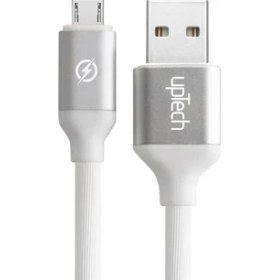 Resim Uptech USB Micro Data ve Hızlı Şarj Kablosu 1,2 M White 