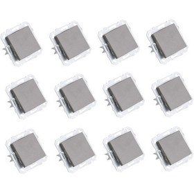 Resim Netelsan Byobu 12 ADET Antrasit Tekli Anahtar Çerçevesiz 