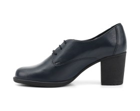 Resim Gönderi(R) Gönderi R Kadın Lacivert Antik Bağcıklı Orta Kalın Topuklu Hakiki Deri Oxford Ayakkabı Gdza13424135 Lacivert 