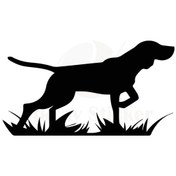 Resim Av Köpeği Oto-motor-laptop-duvar-dekor 20 X 10 Cm 