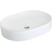 Resim GÜRAL VİT Beyaz Nova Mobilya Üzeri Lavabo 