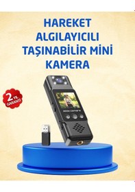 Resim Mey İthalat Taşınabilir Full Hd Mini Kamera Tft Ekranlı 