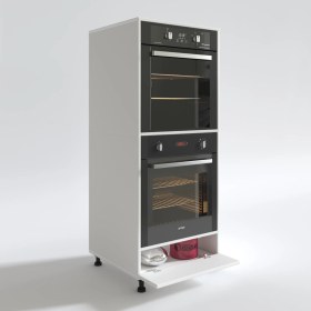 Resim Kenzlife fırın dolabı halime byz 145*60*56 mutfak kapaklı ayaklı banyo kiler ofis 