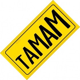 Resim Tamam Yazılı Sök-tak-pratik Vantuzlu Yeni Nesil Dekor Plaka 