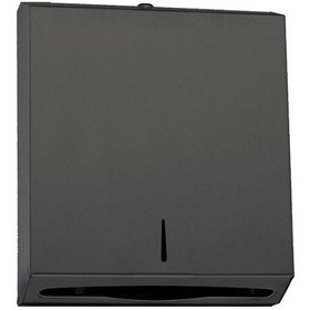 Resim Z Katlama Kağıt Havlu Dispanseri Paslanmaz 400'Lük Siyah 