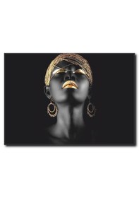 Resim Siyahi Kadın Kanvas Tablo Wm-1007 