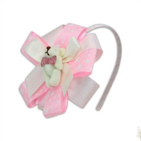 Resim Lohusa Tacı, Minik Ayıcıklı - Pembe 