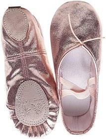 Resim 3 Işıltılı Kız Ayakkabı Jimnastik Çocuk Dans Ayakkabıları Parıltılı Bale Ayakkabıları Parıltılı Düz Ayakkabı Prenses Yoga Daireler Kız Ayakkabı Yürümeye Başlayan Spor 
