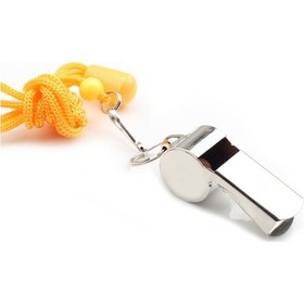 Resim Argeus Yüksek Desibel Metal Acil Durum/hakem Düdüğü Büyük Çok Renkli 