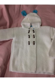 Resim Papatyam El Örgüsü Bebek Hırkası 