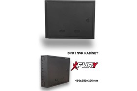 Resim Fury Dvr/nvr Cctv Rack Kabinet 1u 19 '' W 45 H 35 D 10 