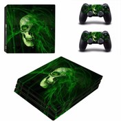 Resim Kt Grup Ghost Skull Playstation 4 Pro Full Sticker Kaplama 