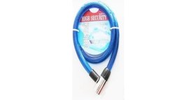 Resim Wetto Demir Başlı! 18*100 cm 2 Anahtarlı Çelik Wetto Bisiklet Kilit 