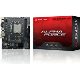 Resim Arktek Ak-b760m-eg Sc-1700 B760 Ddr5 4800mhz 2xm.2 Alpha Force Matx Intel Anakart 