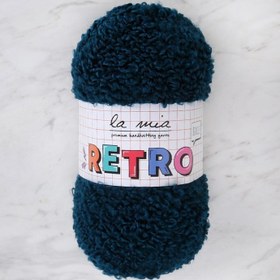Resim La Mia RETRO Petrol Mavisi El Örgü İpi - LM5206 