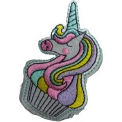 Resim Aplike Ütü İle Yapışan Unicorn At Yeşil Arma 4 cm 