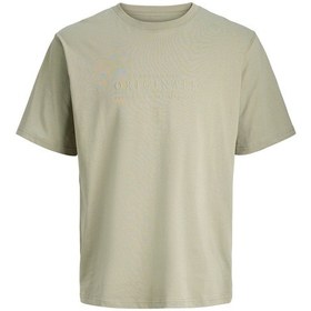 Resim Jack & Jones Erkek T Shirt 12290315 Açık Yeşil Açık Yeşil 