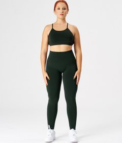 Resim Qlu Attractive Collection Women's Seamless Scrunch Leggings 