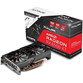 Resim Sapphire Pulse Radeon RX 6500 XT 4 GB GDDR6 64 Bit HDMI DP Ekran Kartı 