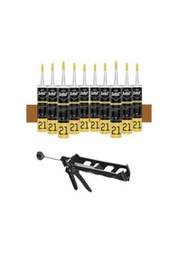 Resim Selsil Silikonize Mastik 500 Gr Altınmeşe 10 Adet , Plastik Tabanca Altınmeşe 